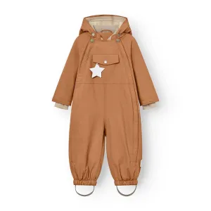 Mini A Ture - Wisti fleece lined snowsuit - Pecan brown