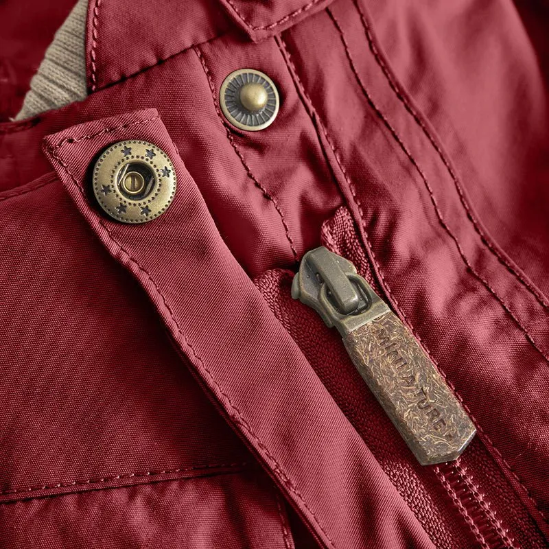 Mini A Ture - Wisti fleece lined snowsuit - Red merlot