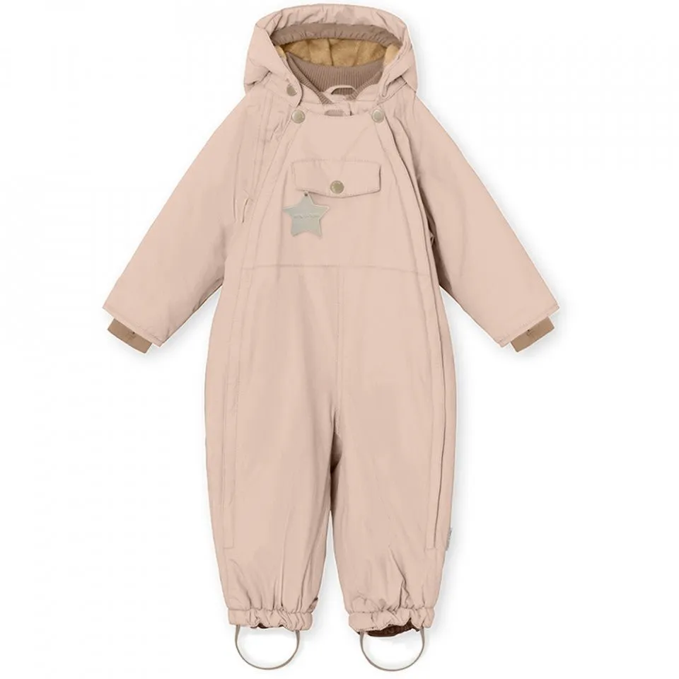 Mini A Ture - Wisti fleece lined snowsuit - Rose Dust