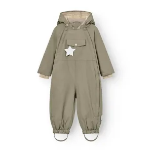 Mini A Ture - Wisti fleece lined snowsuit - Vert