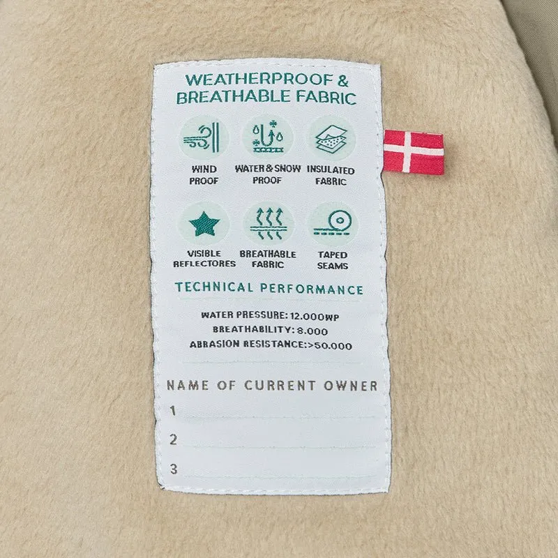 Mini A Ture - Wisti fleece lined snowsuit - Vert