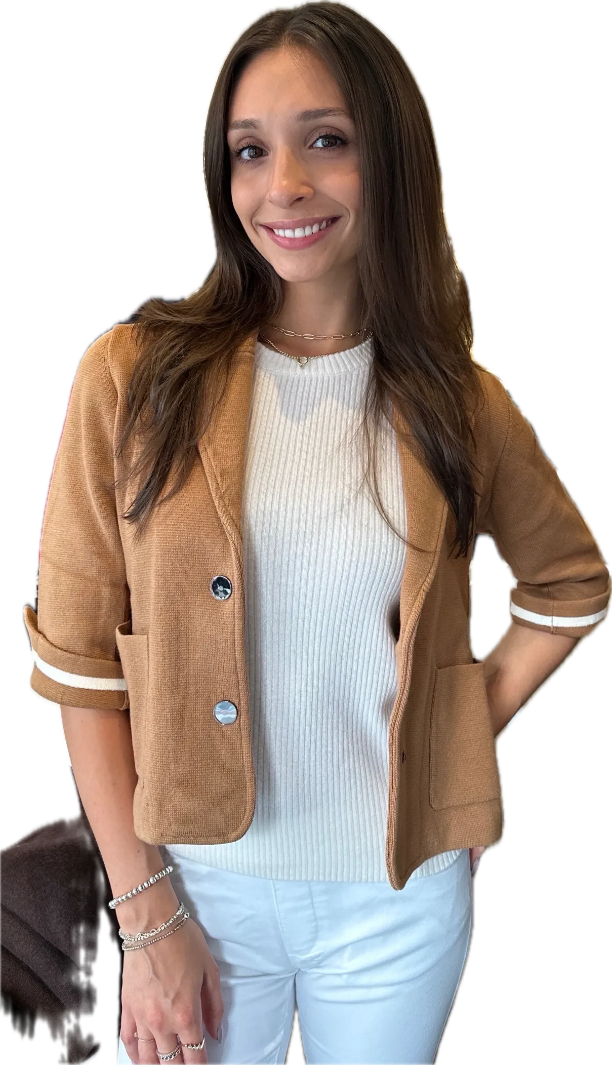 Minnie Rose Shrunken Blazer