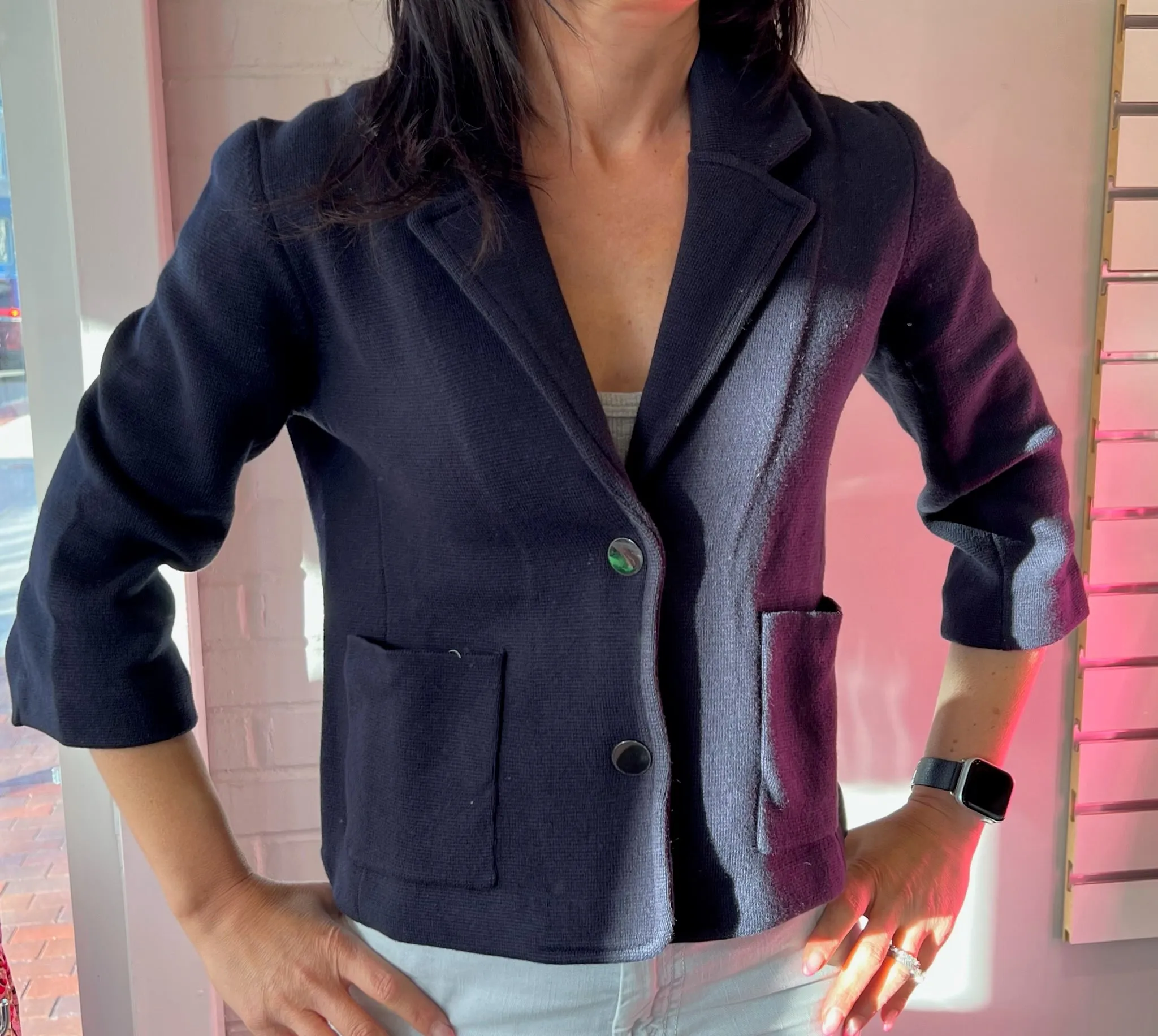 Minnie Rose Shrunken Blazer