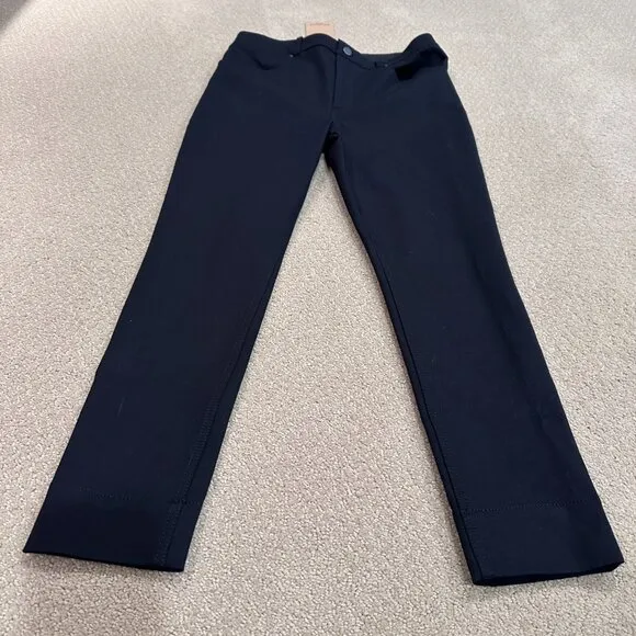 MM Lafleur Sammataro Jean Pants Ankle Stretch Black Minimalist Sz 8 #SMS1BLK NWT