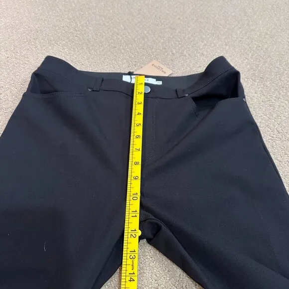 MM Lafleur Sammataro Jean Pants Ankle Stretch Black Minimalist Sz 8 #SMS1BLK NWT