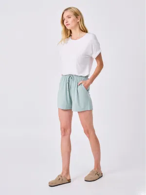 Modal Easy Drawcord Shorts - Mint