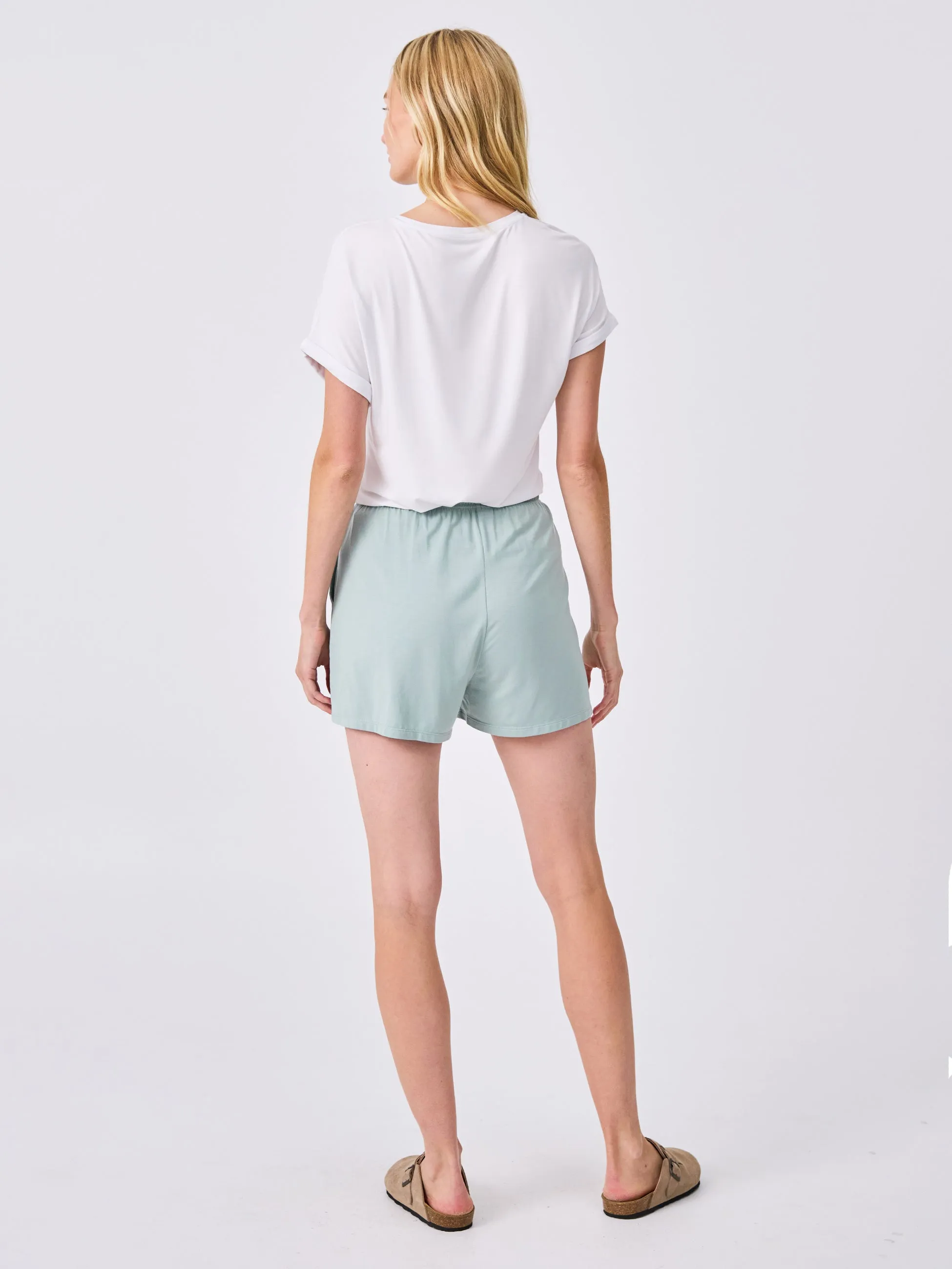Modal Easy Drawcord Shorts - Mint