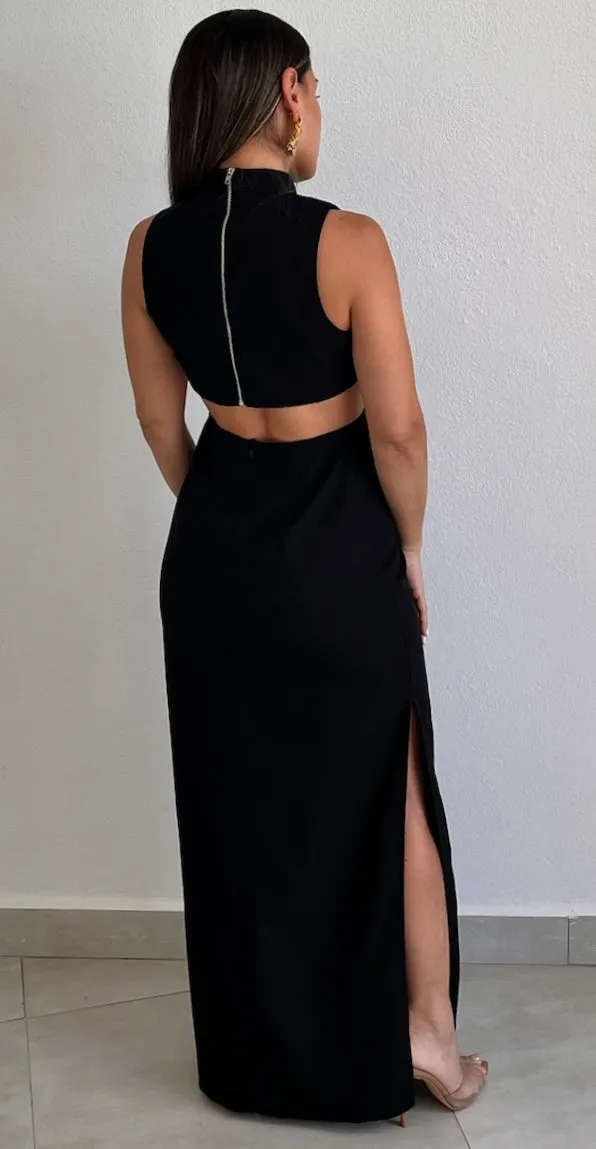 Moment Maker Flower Cut Out Midi Dress