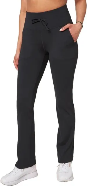 Mondetta Womens High-Rise Flare Pants 1677227