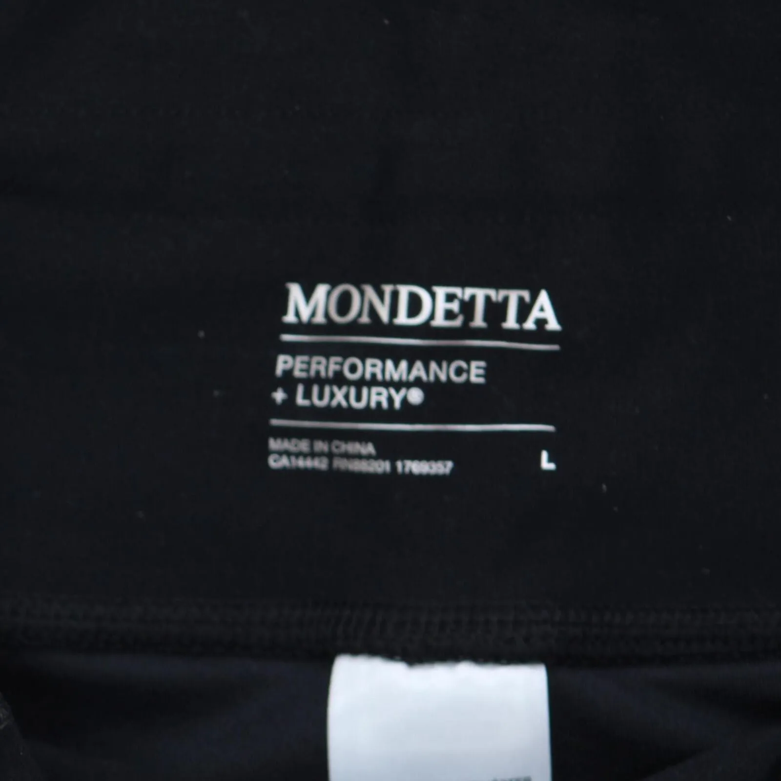 Mondetta Womens High Waist Active Leggings 1769357 Black L