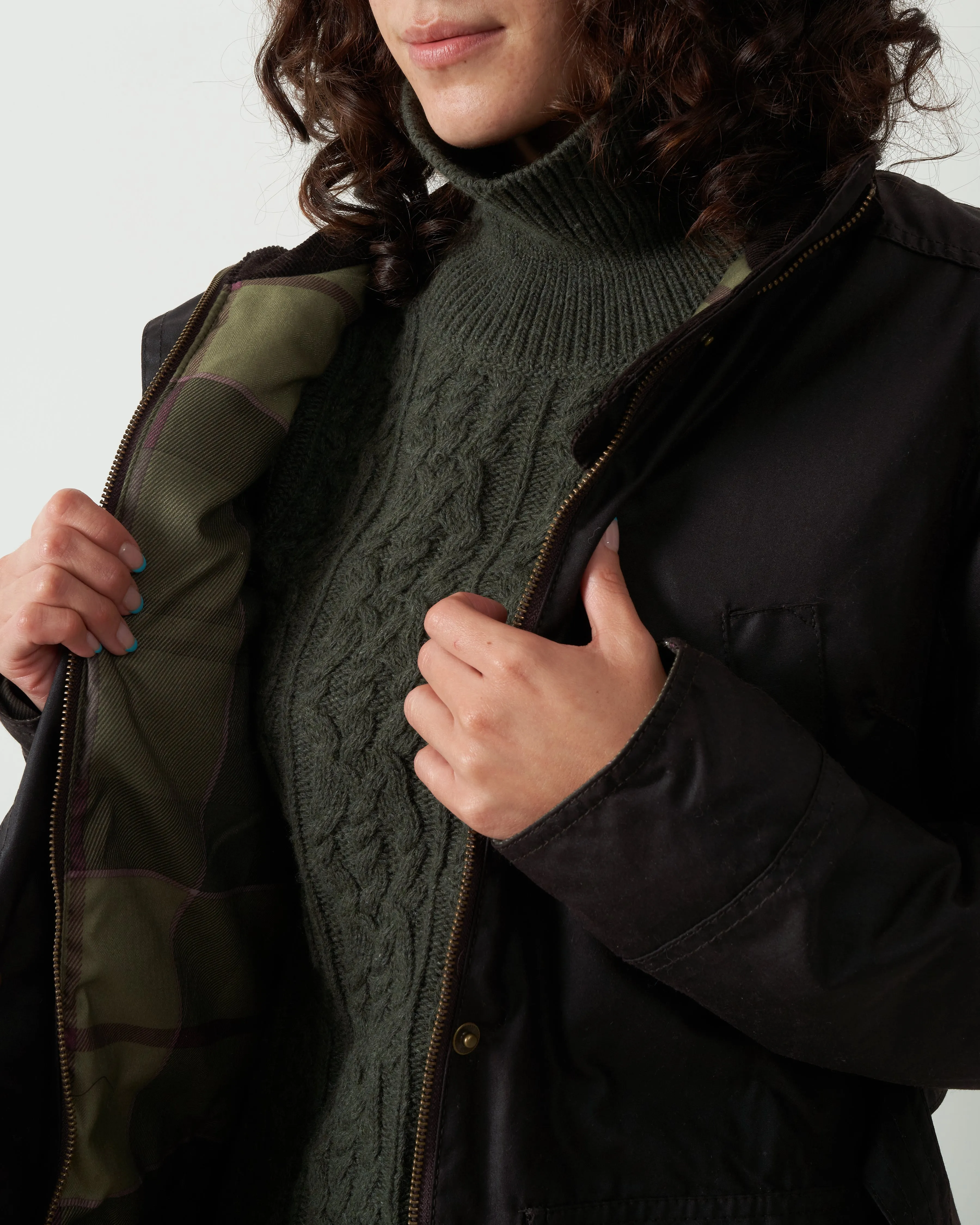 montgomery wax jacket - rustic