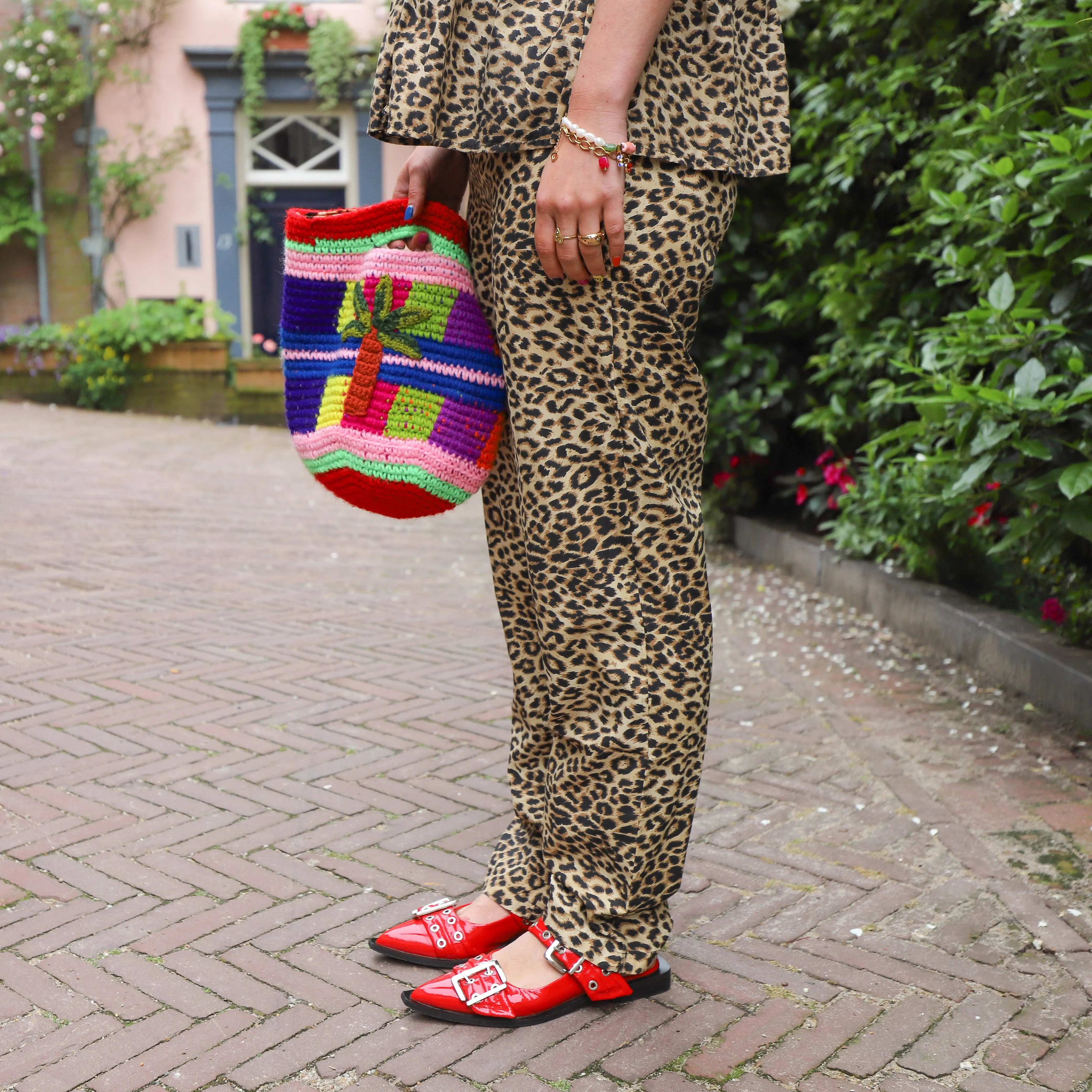 Nancy wide pants leo