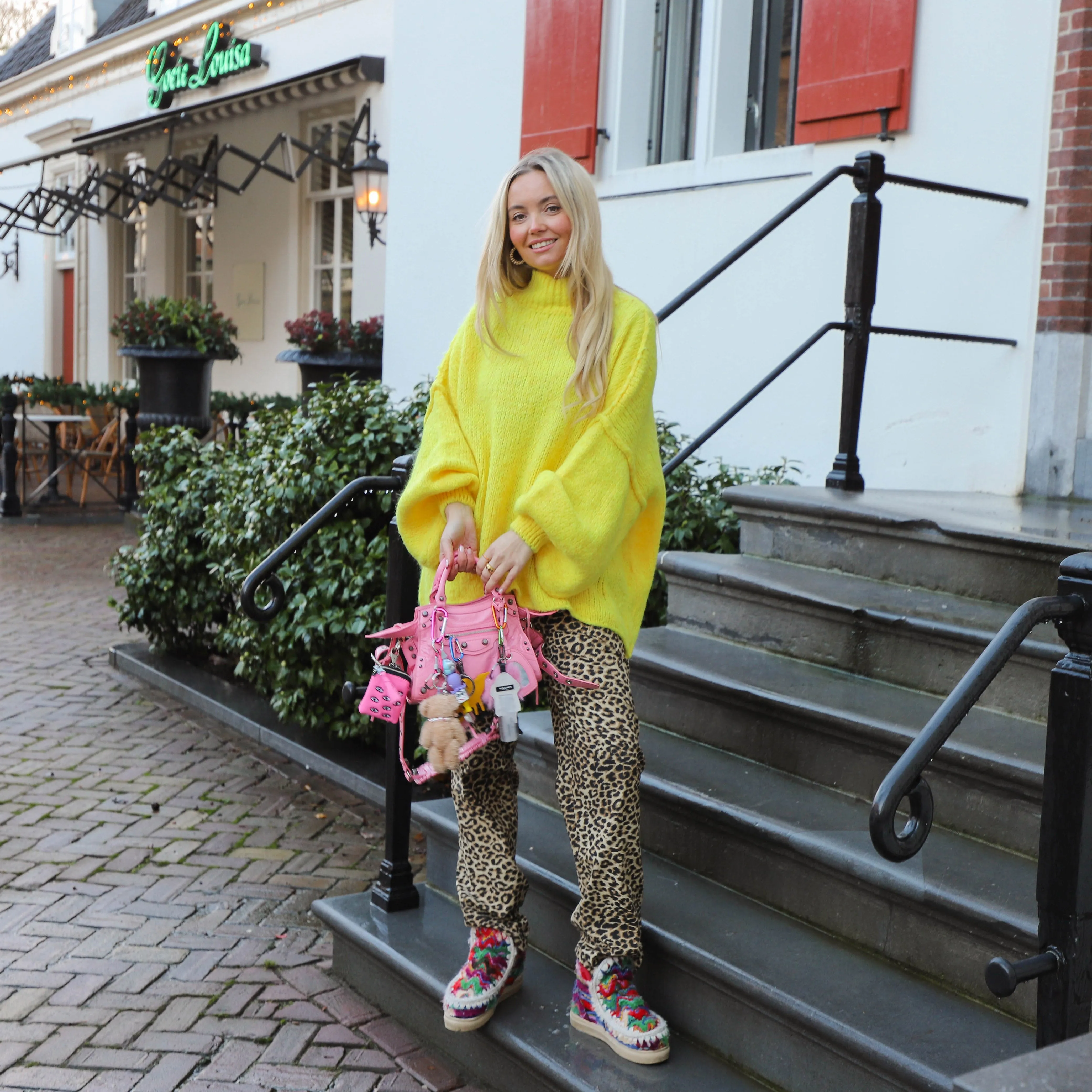 Nancy wide pants leo