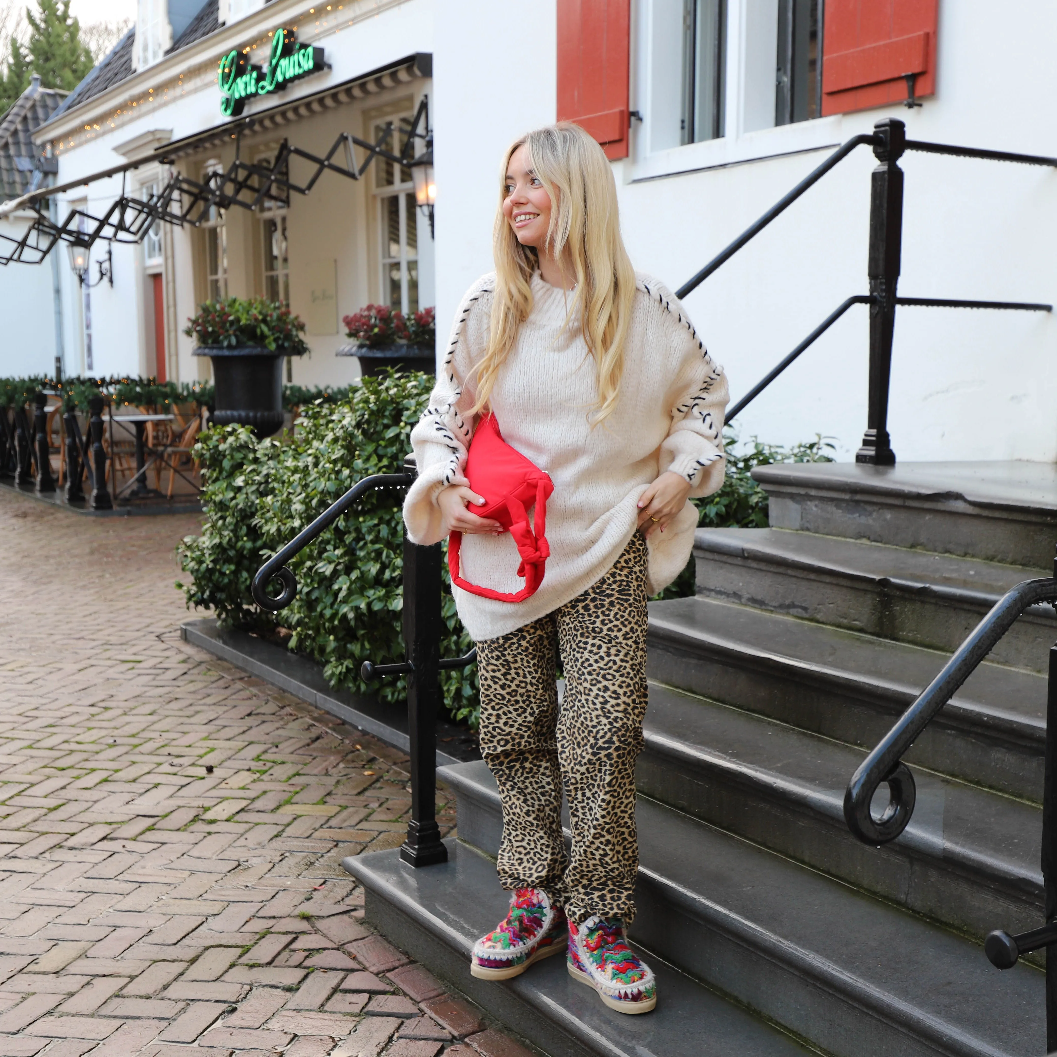 Nancy wide pants leo