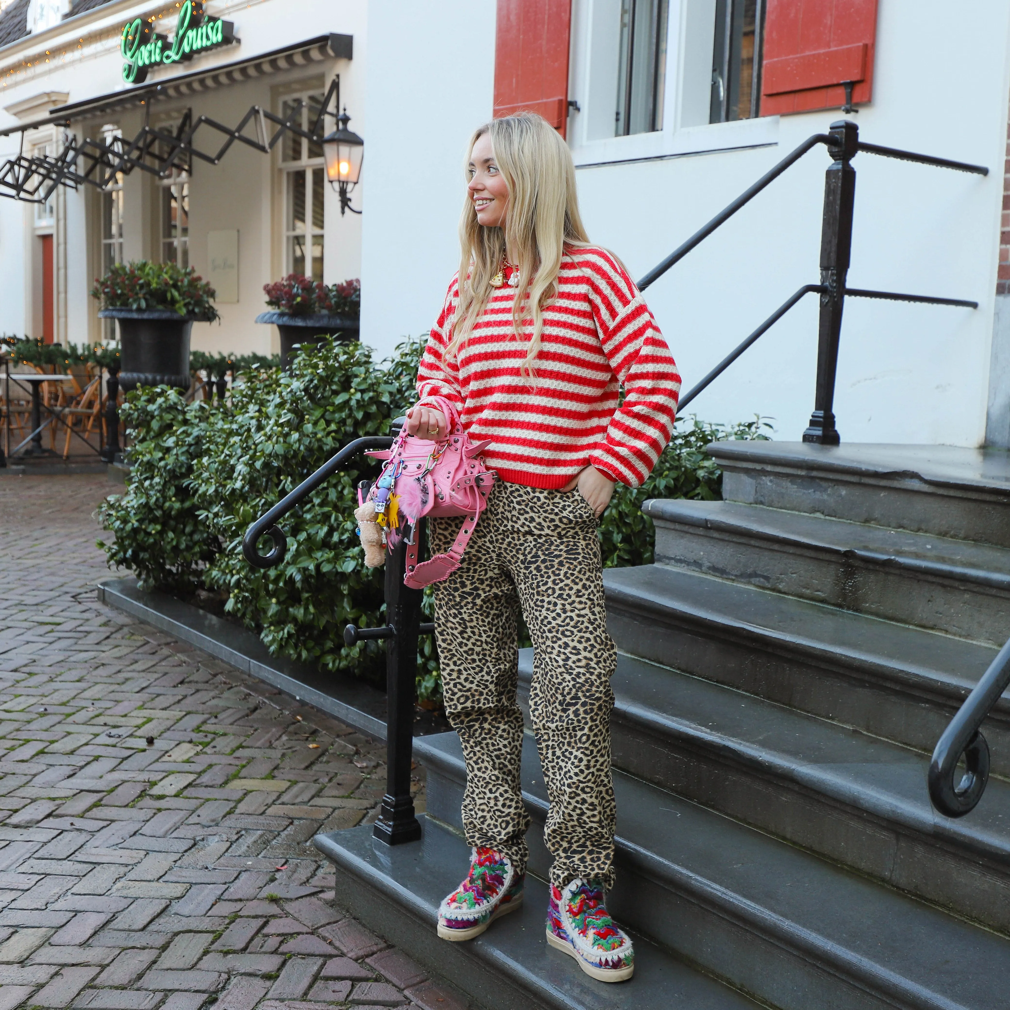 Nancy wide pants leo
