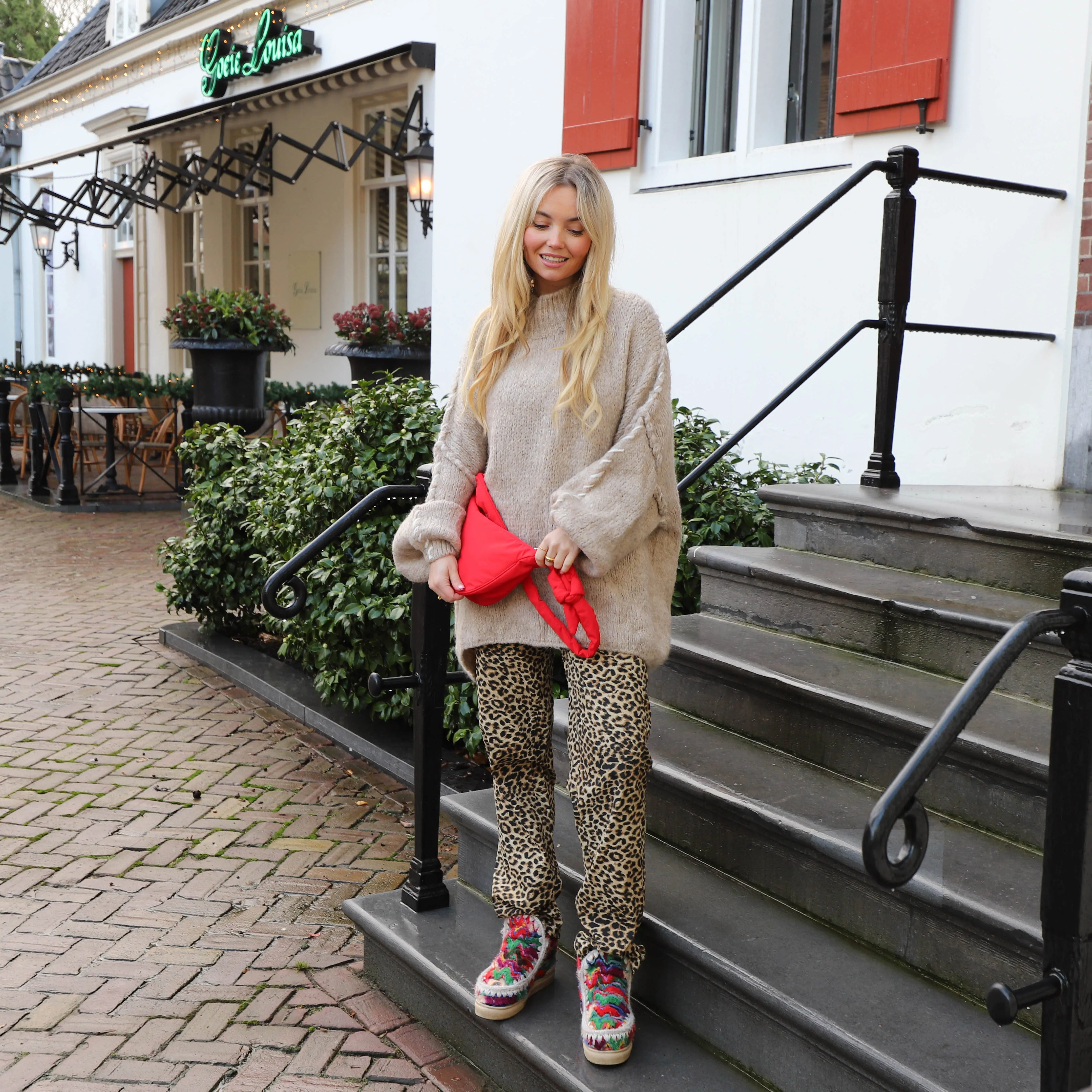 Nancy wide pants leo