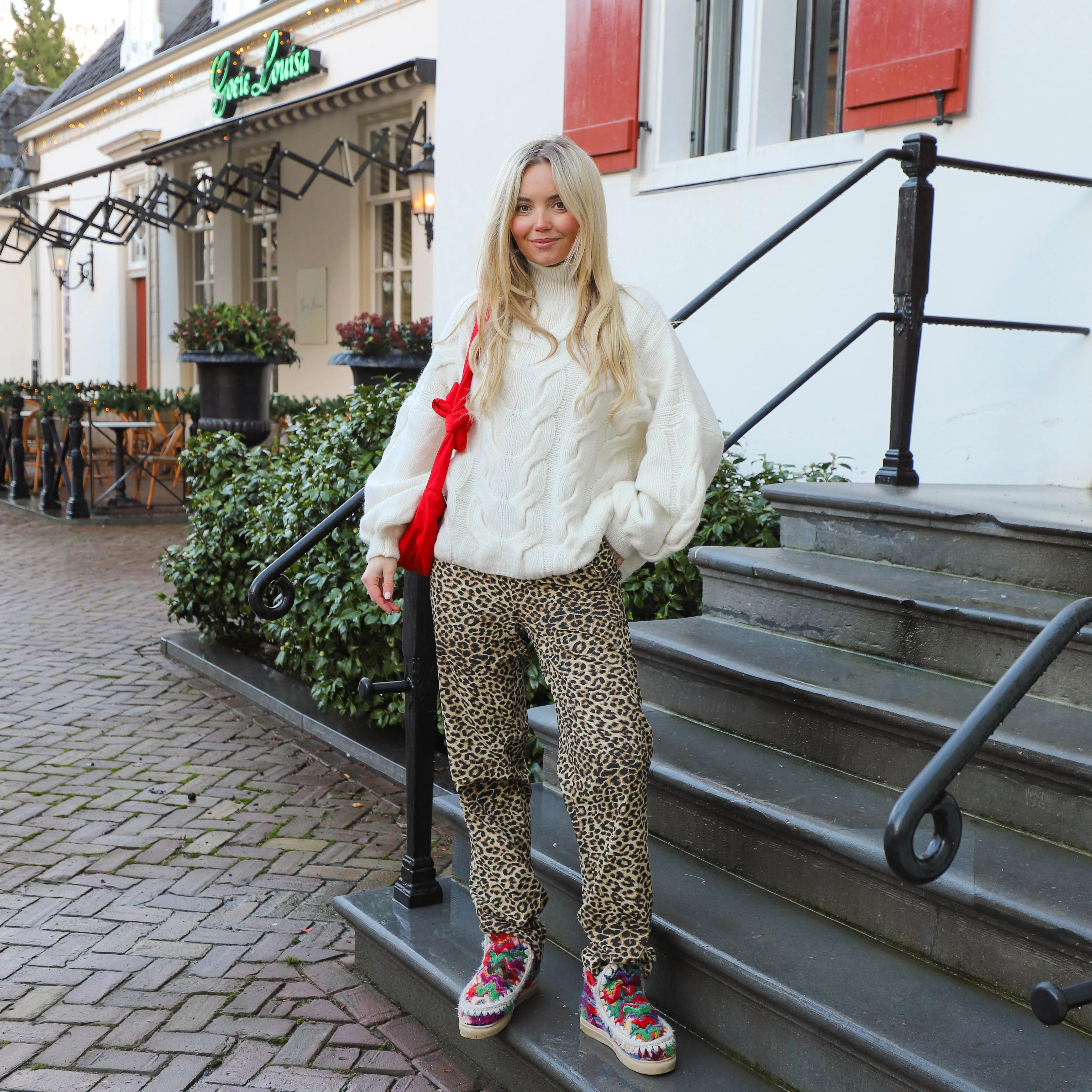 Nancy wide pants leo