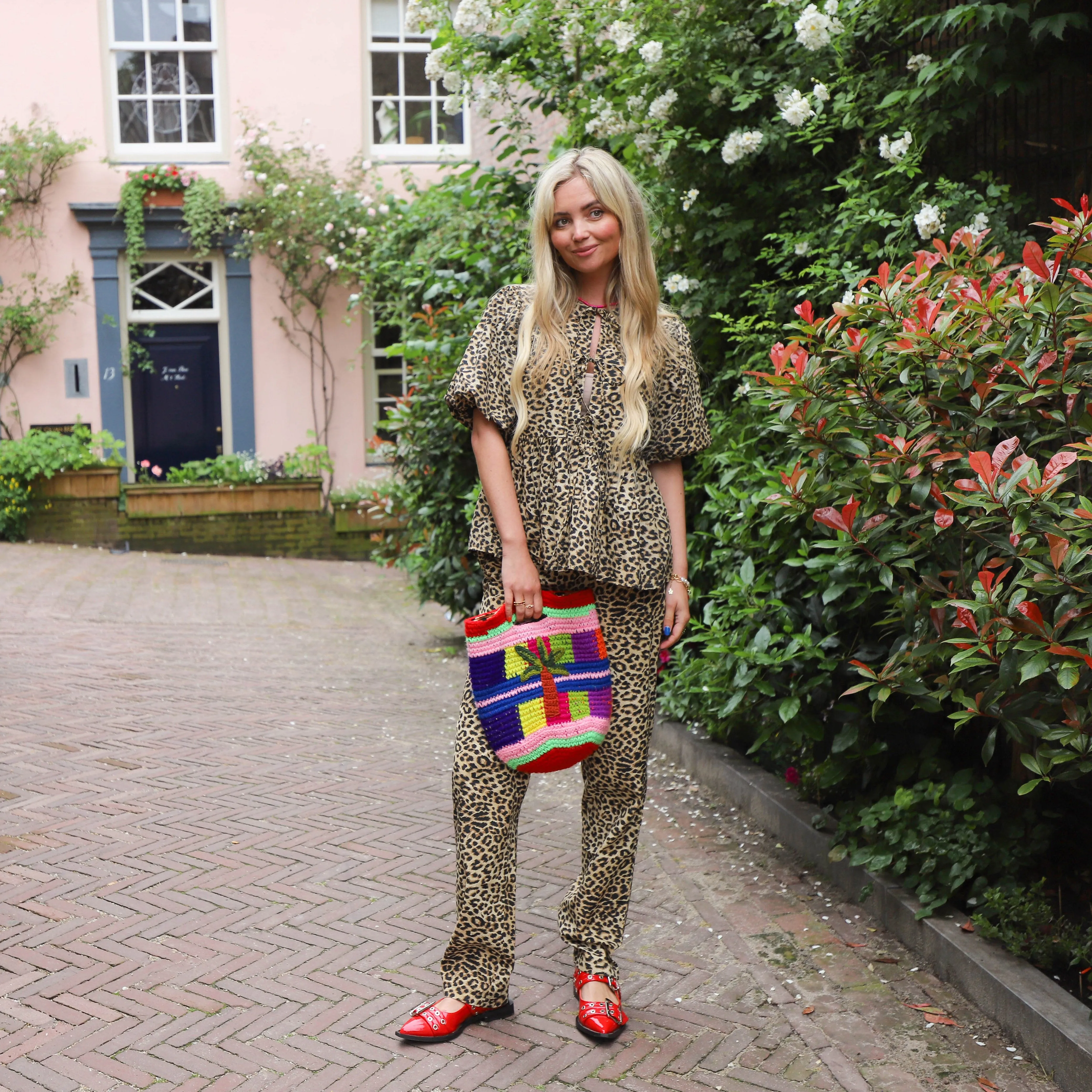Nancy wide pants leo