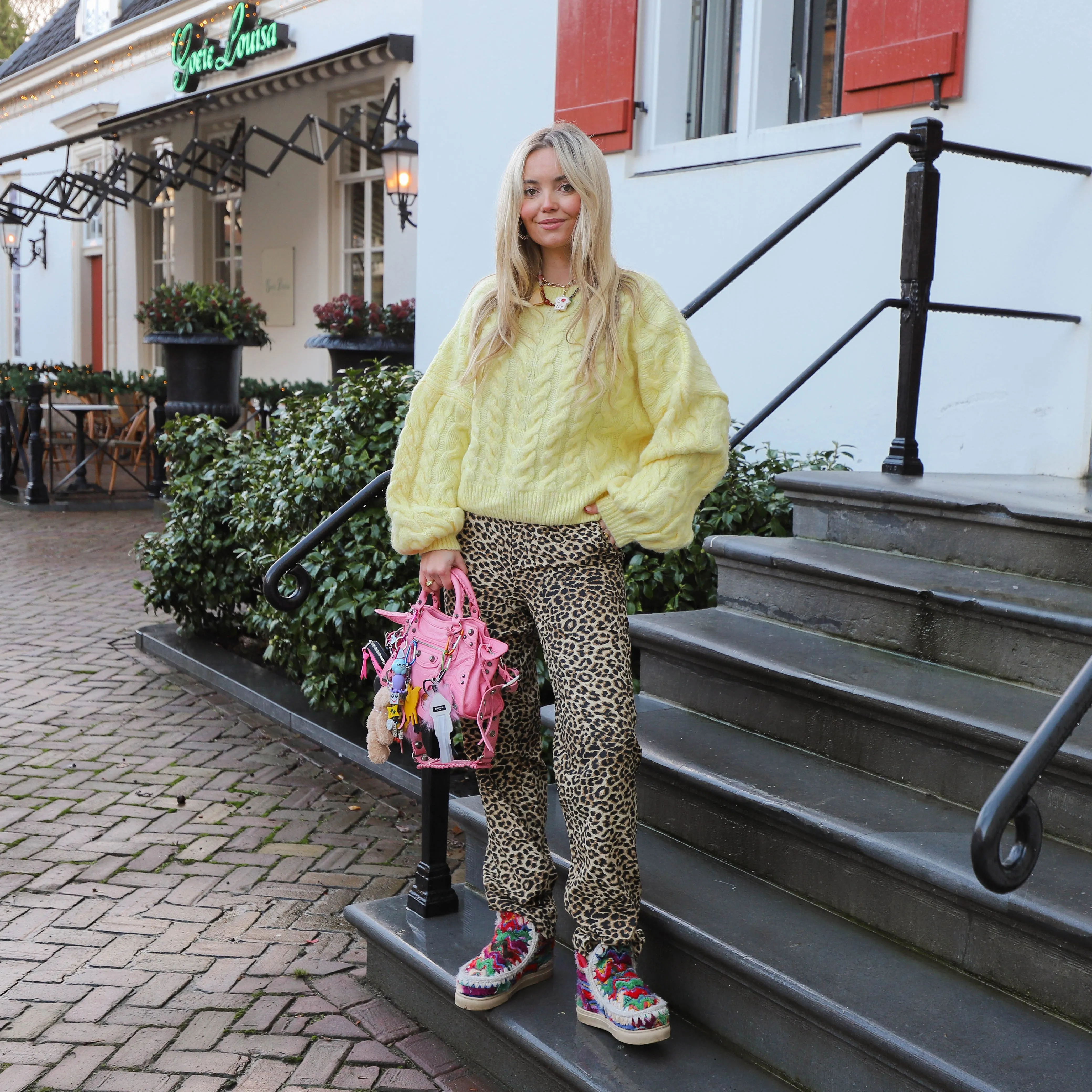 Nancy wide pants leo