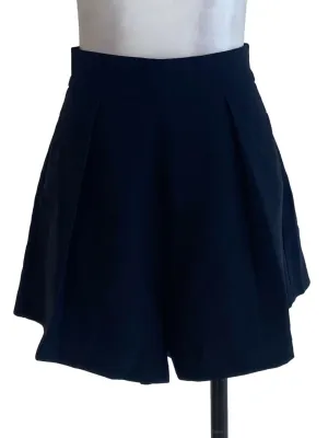 Navy Blue Plain Shorts