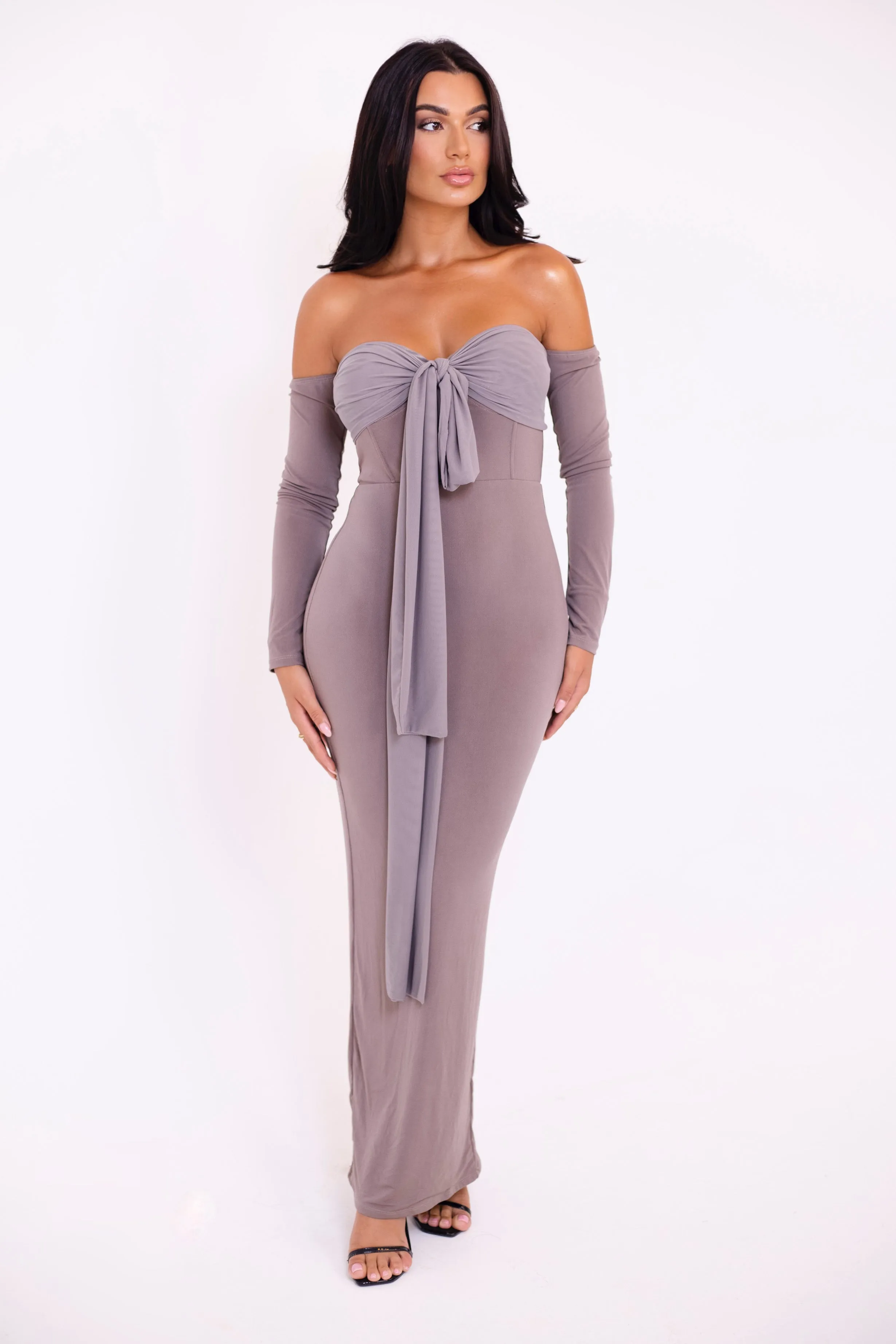 Nellie Taupe Dress