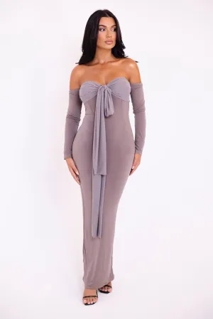 Nellie Taupe Dress