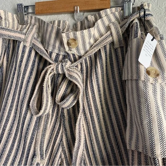 NEW FREE PEOPLE Fp One Harriet Striped Shorts
