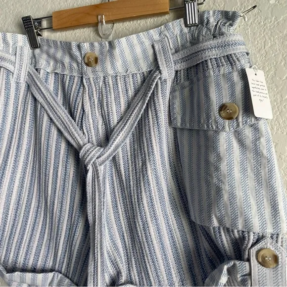 NEW FREE PEOPLE Fp One Harriet Striped Shorts