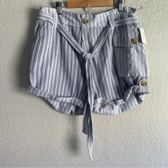 NEW FREE PEOPLE Fp One Harriet Striped Shorts