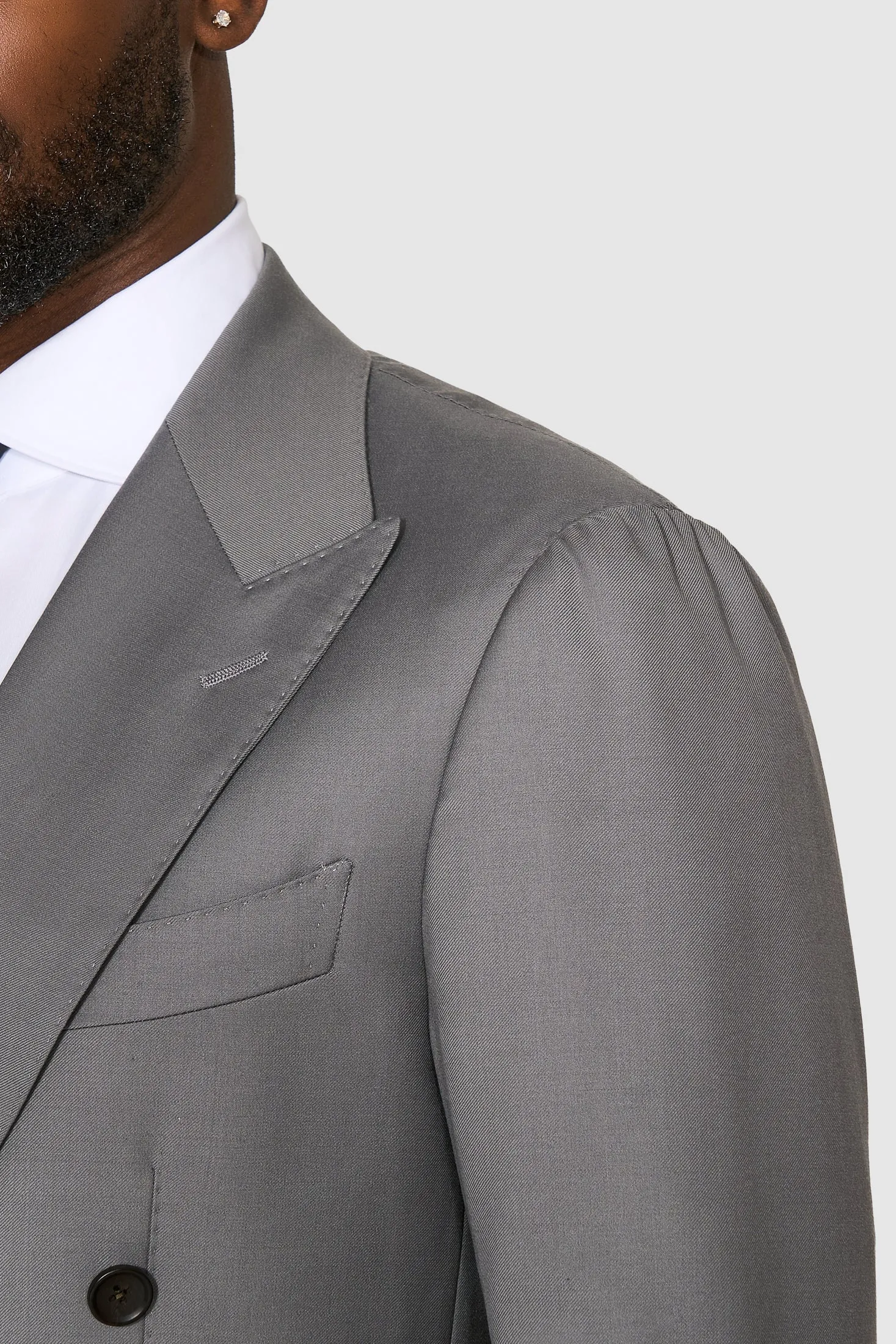 New Suitsupply Havana Steel Gray Pure Wool Super 110s All Season Low DB Suit - Many Sizes Available (FINAL SALE)