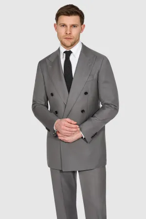 New Suitsupply Havana Steel Gray Pure Wool Super 110s All Season Low DB Suit - Many Sizes Available (FINAL SALE)