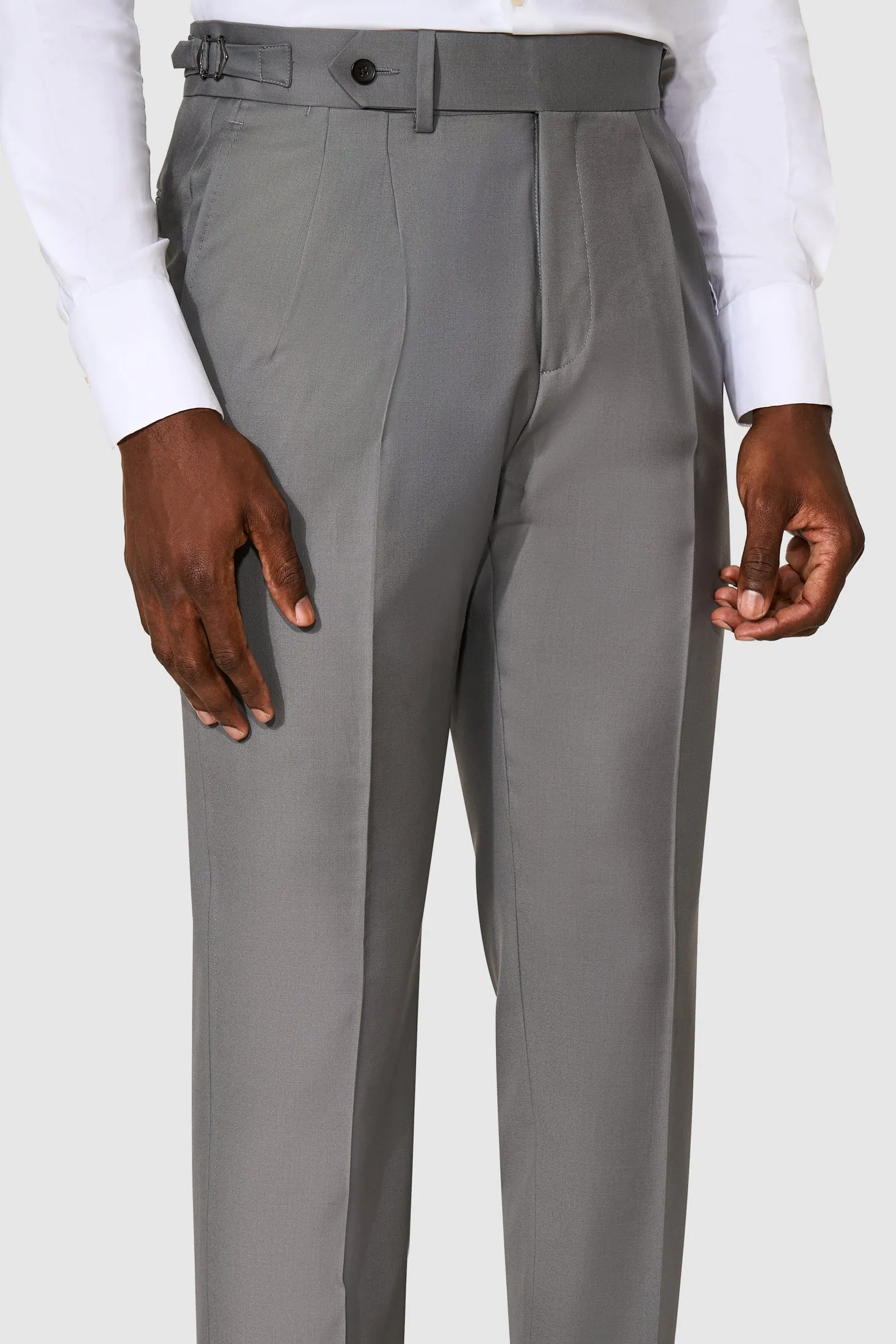 New Suitsupply Havana Steel Gray Pure Wool Super 110s All Season Low DB Suit - Many Sizes Available (FINAL SALE)