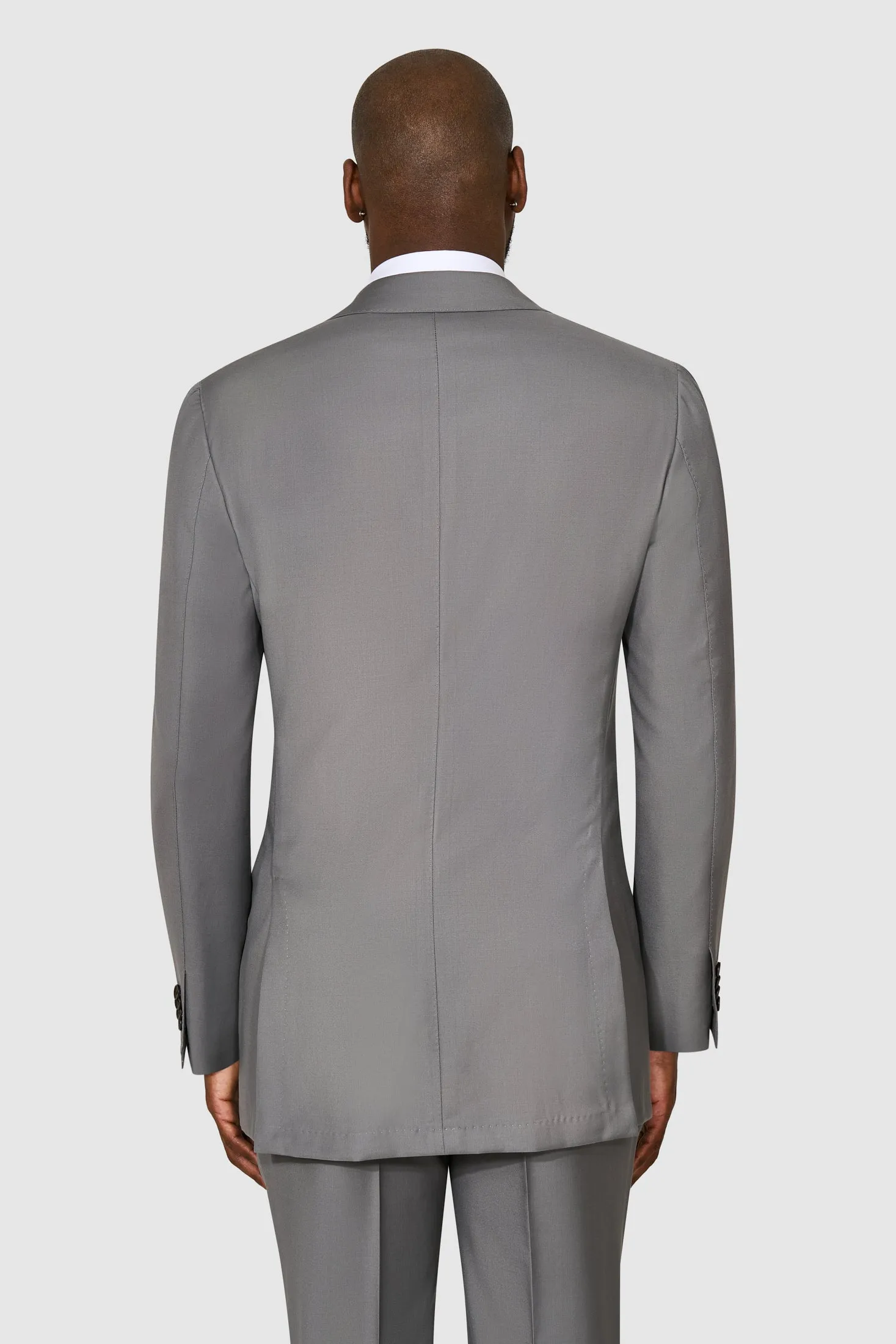 New Suitsupply Havana Steel Gray Pure Wool Super 110s All Season Low DB Suit - Many Sizes Available (FINAL SALE)