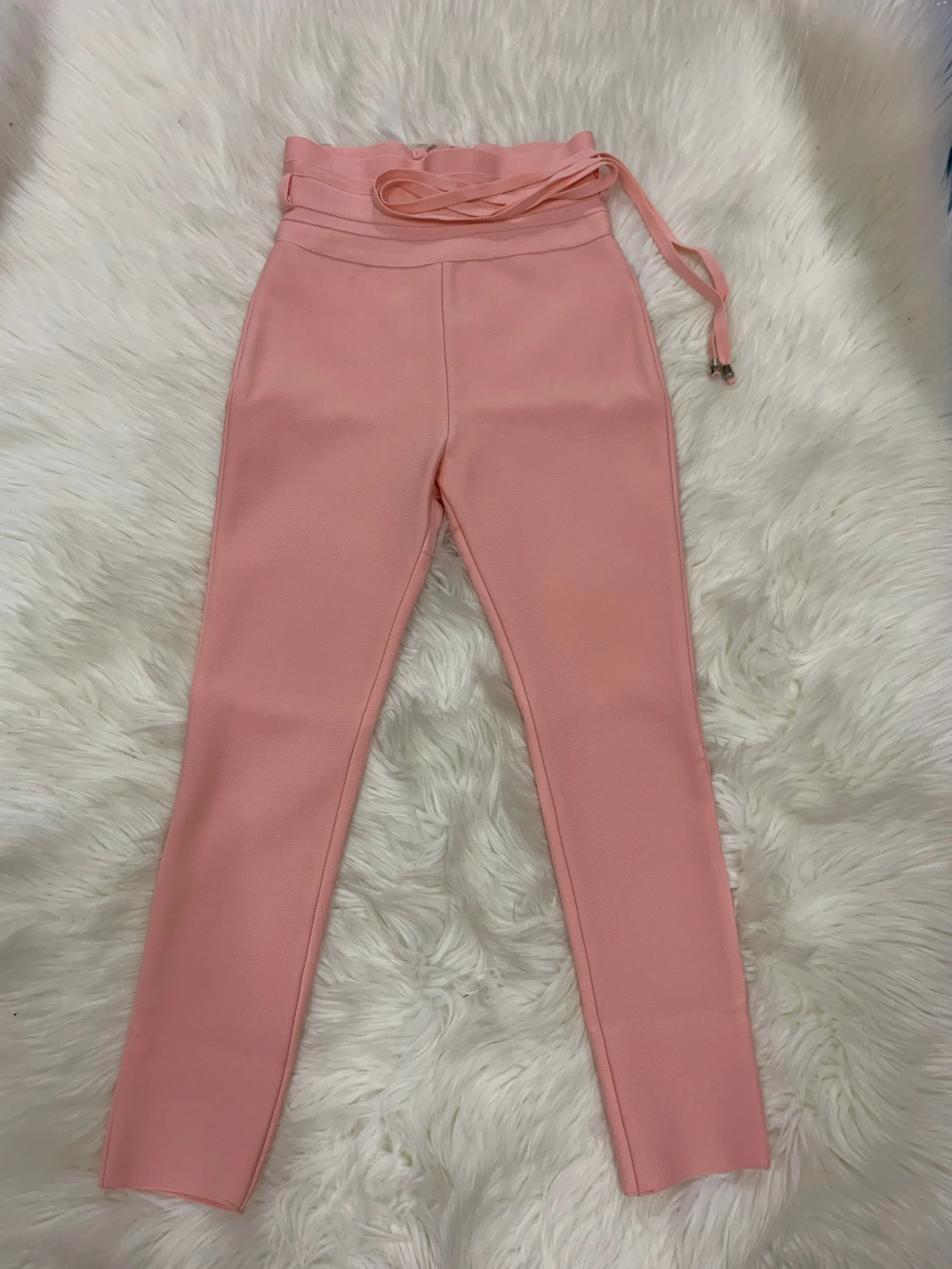 New Summer Bandage Pants 2020 9 Colors Sexy Women High Waist Pencil Stretch Pants Trousers Female Fashion Street Wear