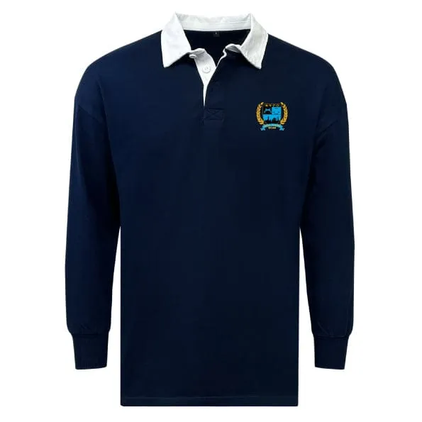 New York Police Dept. Rugby Classic Long Sleeve Solid Rugby Jersey