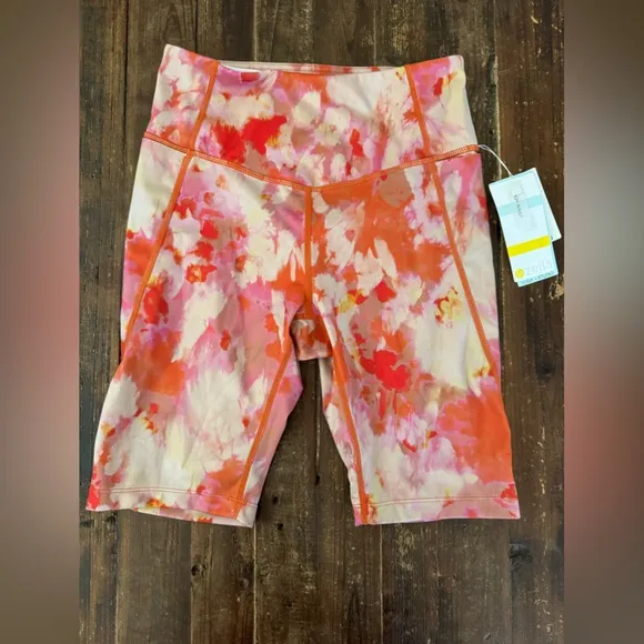 NEW! Zella Studio Lite Print Pocket Bike Shorts
