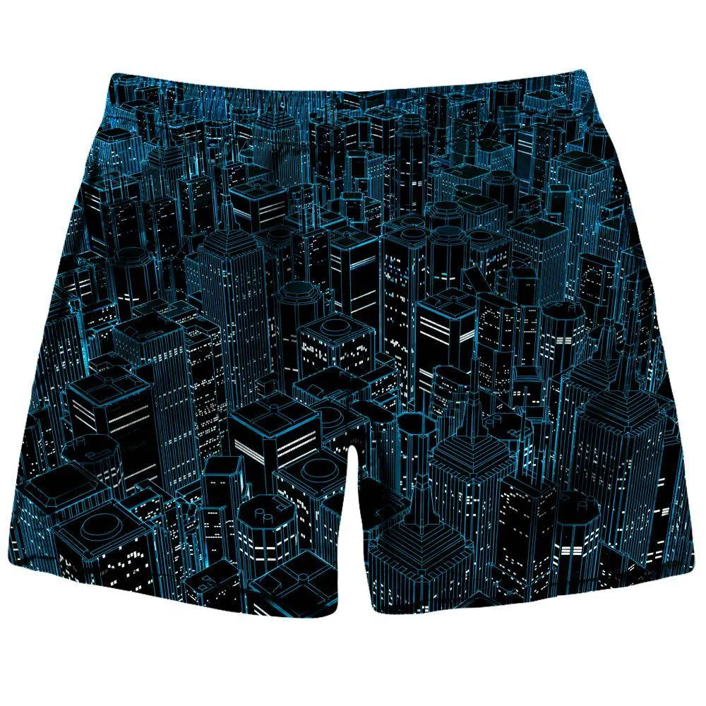 Night City Lights Shorts