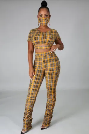 No Attachments 3pc Pant Set