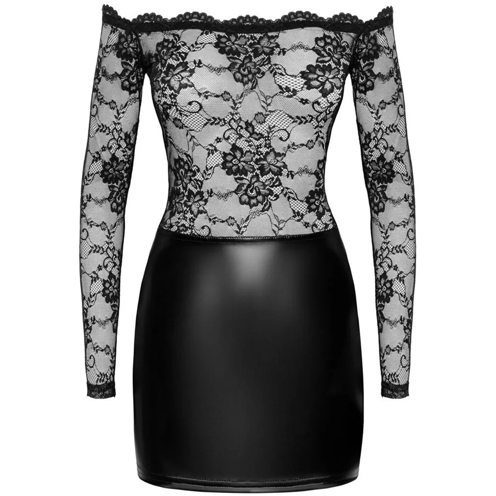 Noir Handmade Mesh Wetlook Dress