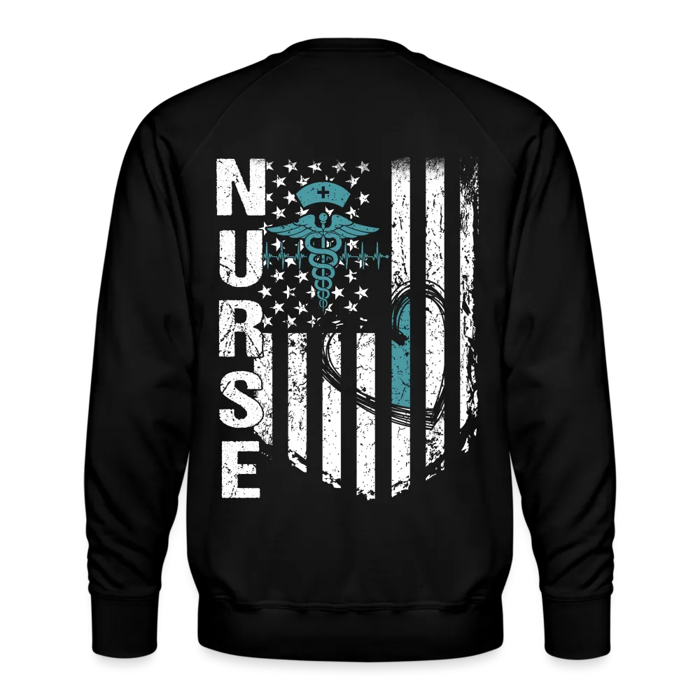 Nurse Flag Men’s Premium Sweatshirt (CK4119)