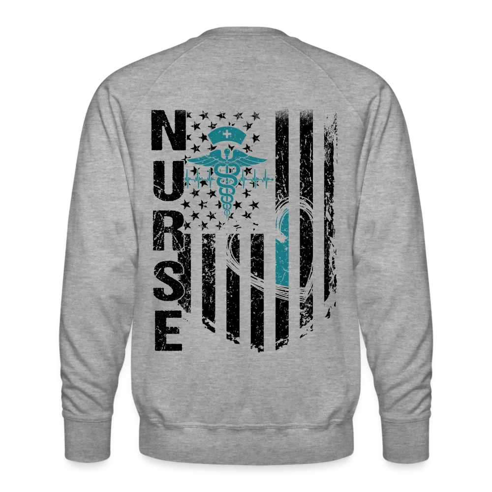 Nurse Flag Men’s Premium Sweatshirt (CK4119)