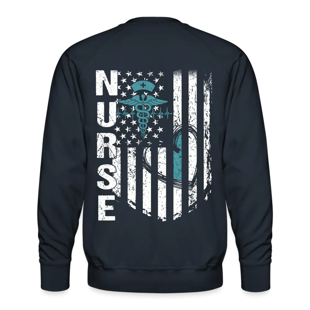 Nurse Flag Men’s Premium Sweatshirt (CK4119)