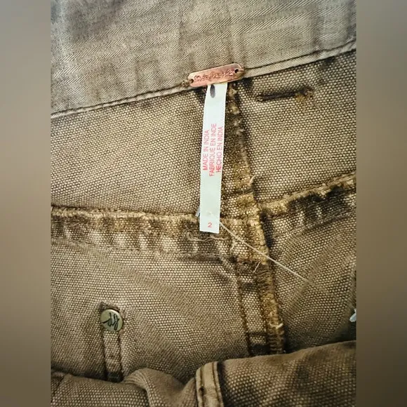 Nwot Free People Bayside Carpenter Shorts