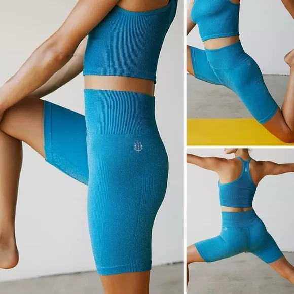 NWOT! Free People Movement Happiness Runs Bike Shorts
