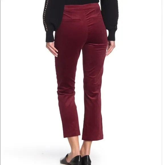 NWOT Joie Marcena Cropped Pants textured corduroy cropped high waisted size 0