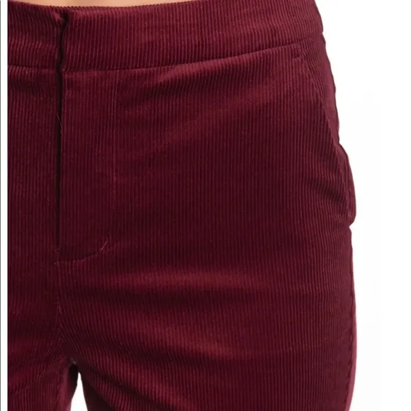 NWOT Joie Marcena Cropped Pants textured corduroy cropped high waisted size 0
