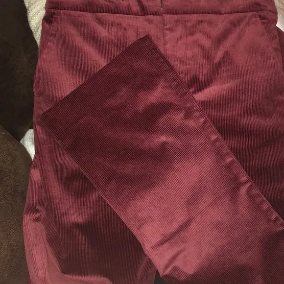 NWOT Joie Marcena Cropped Pants textured corduroy cropped high waisted size 0