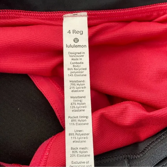 NWOT Lululemon shorts.
