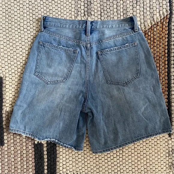 NWOT Pistola Denim Frannie High Rise Wide Leg Mom Shorts Size 26 Revolve NEW