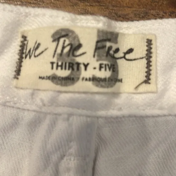 NWOT We The Free Button Fly Denim Shorts